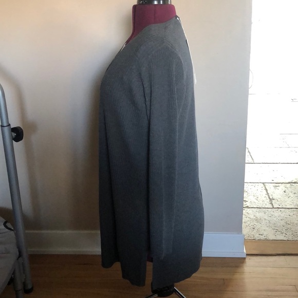 Eileen fisher bark straight long cardigan - Picture 2 of 6